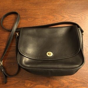 Vintage COACH authentic leather satchel purse